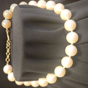 Monet Cream Faux-Pearl Chunky Necklace